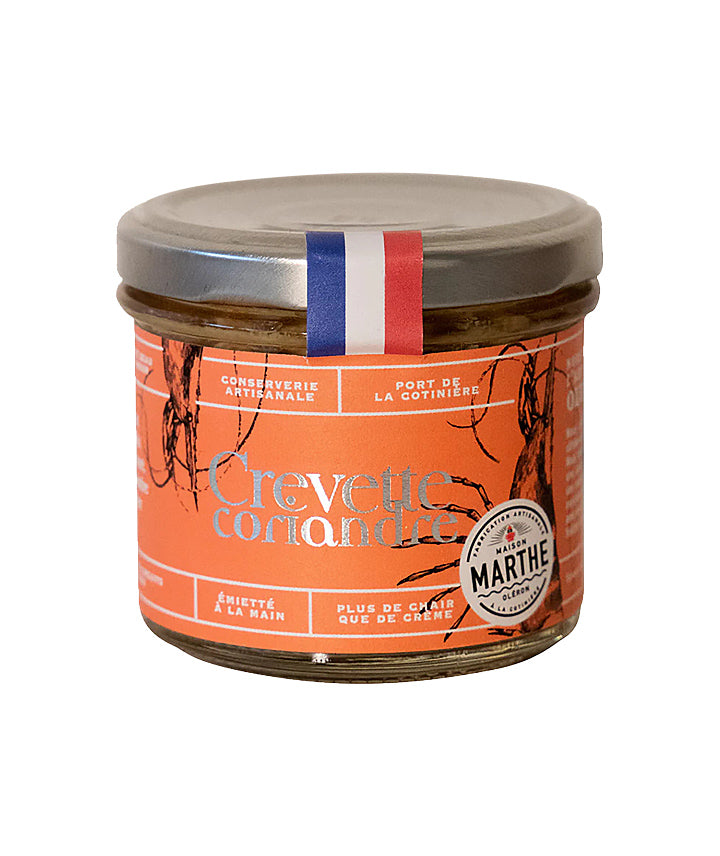 Tartinable Crevette coriandre et gingembre