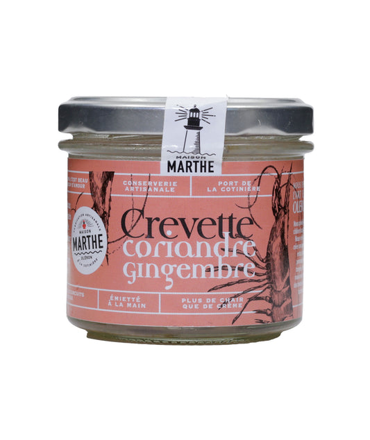 Tartinable Crevette coriandre et gingembre