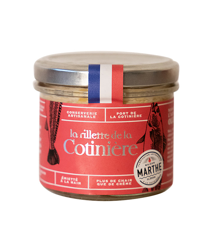 Rillette de la Cotiniere - maigre et poitrine fumée de porc