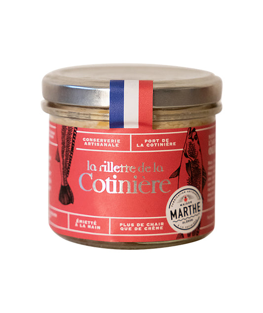 Rillette de la Cotiniere - maigre et poitrine fumée de porc
