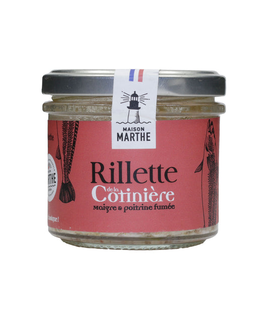 Rillette de la Cotiniere - maigre et poitrine fumée de porc