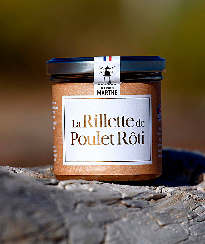 Rillette de poulet rôti