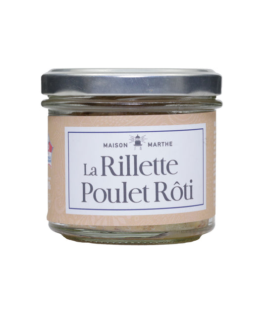 Rillette de poulet rôti