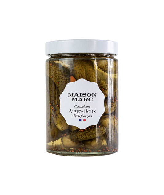 Cornichons aigre doux pimentés