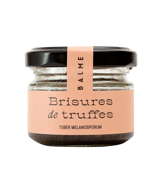 Brisures de truffes noires hachées finement