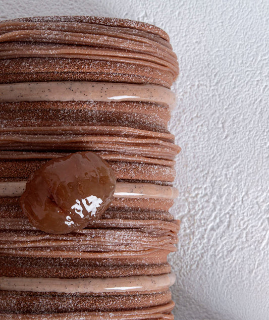 Bûche Mont Blanc 4 personnes - Exclusivité Galeries Lafayette