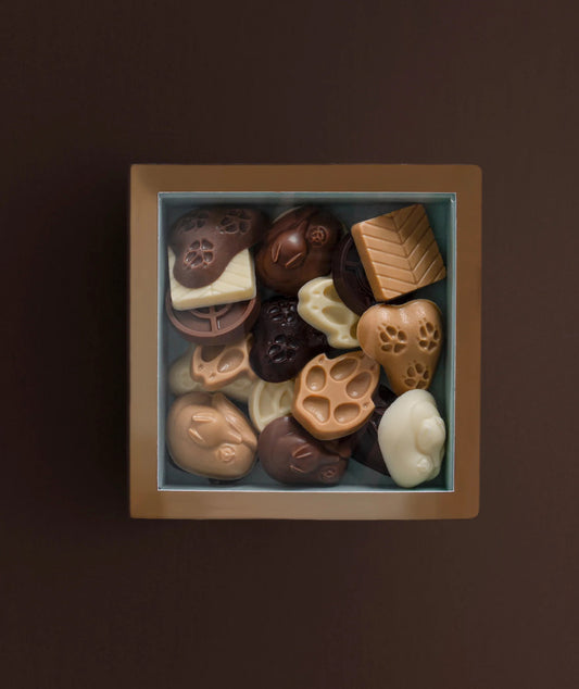 Pot de fritures en chocolat
