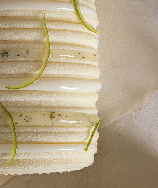 Bûche Cheesecake Citron Shiso - 6 personnes