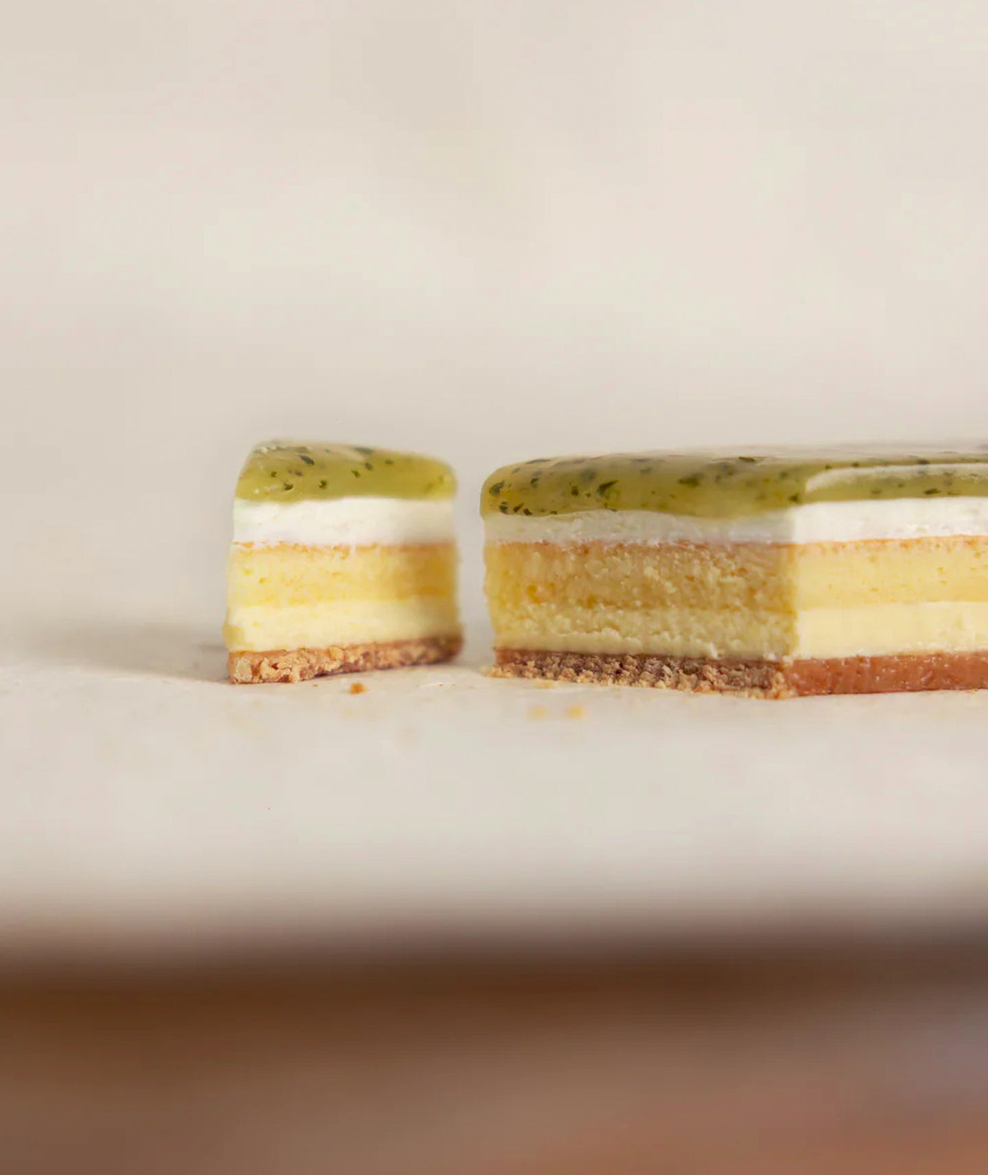 Cheesecake citron shiso individuel