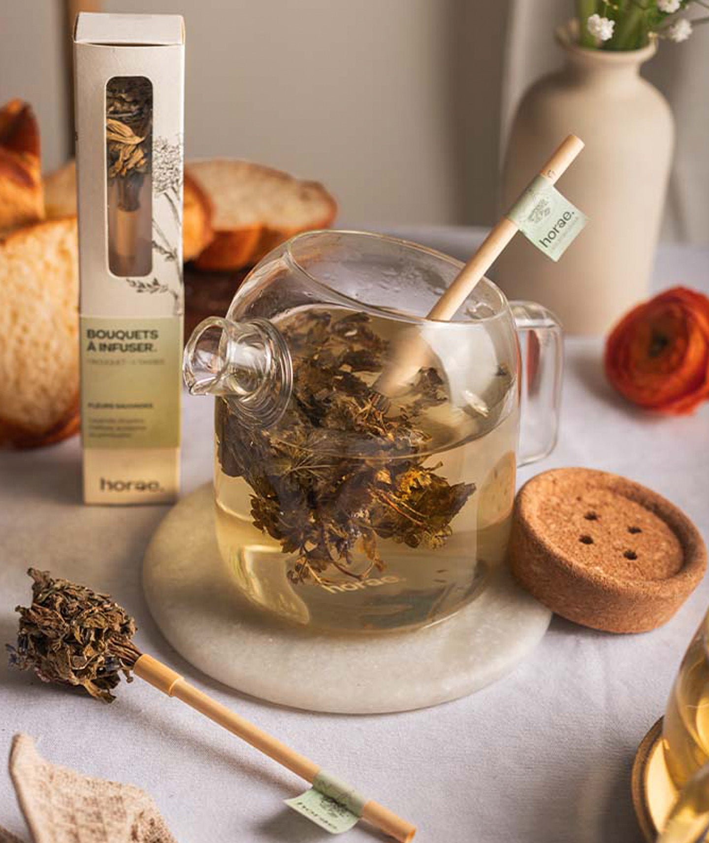 Bouquet à infuser fleurs sauvages bio