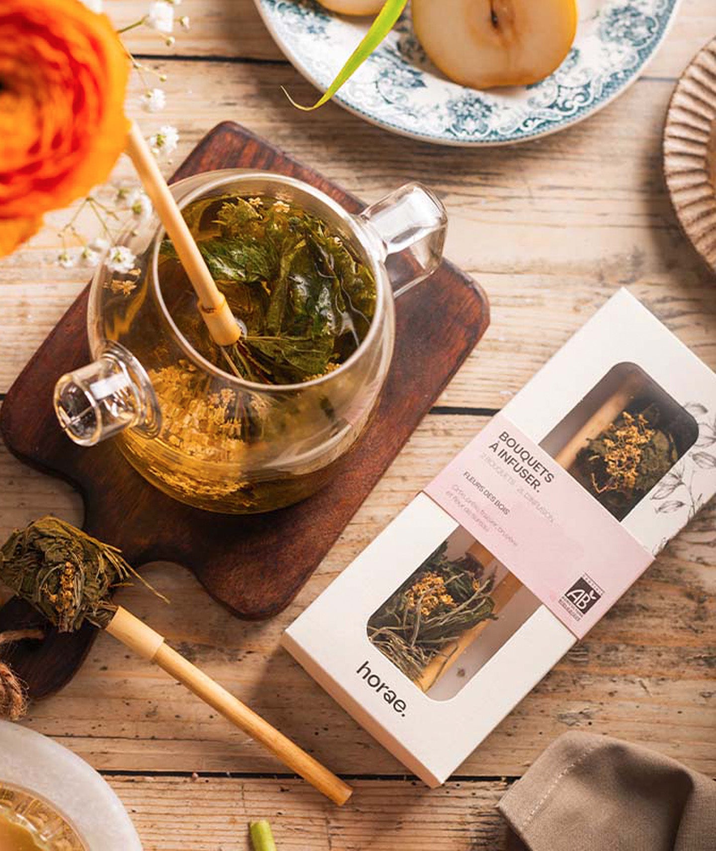 Duo de bouquets de fleurs séchées à infuser - Fleurs des bois bio