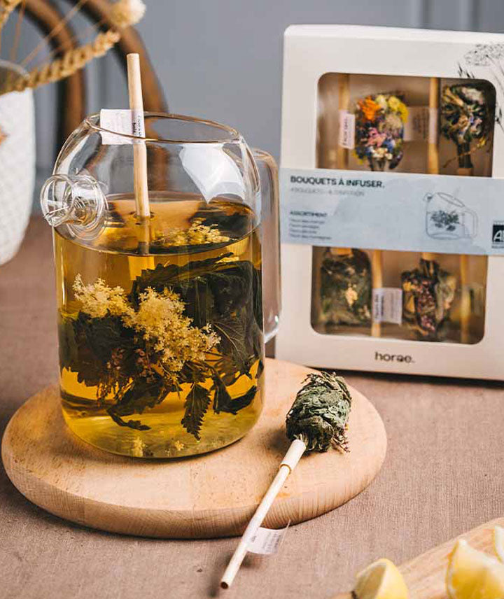 Coffret de 4 bouquets à infuser bio