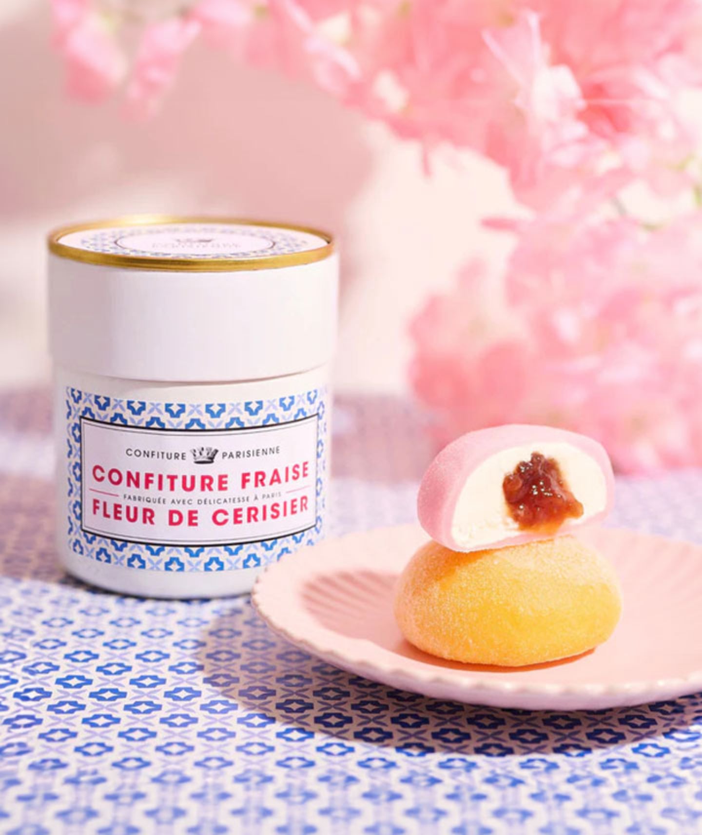Confiture Fraise Fleur de cerisier