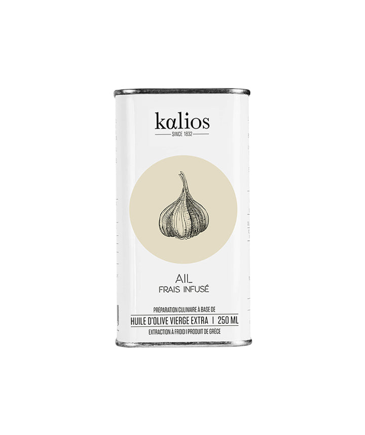 Bidon huile d'olive infusée Ail