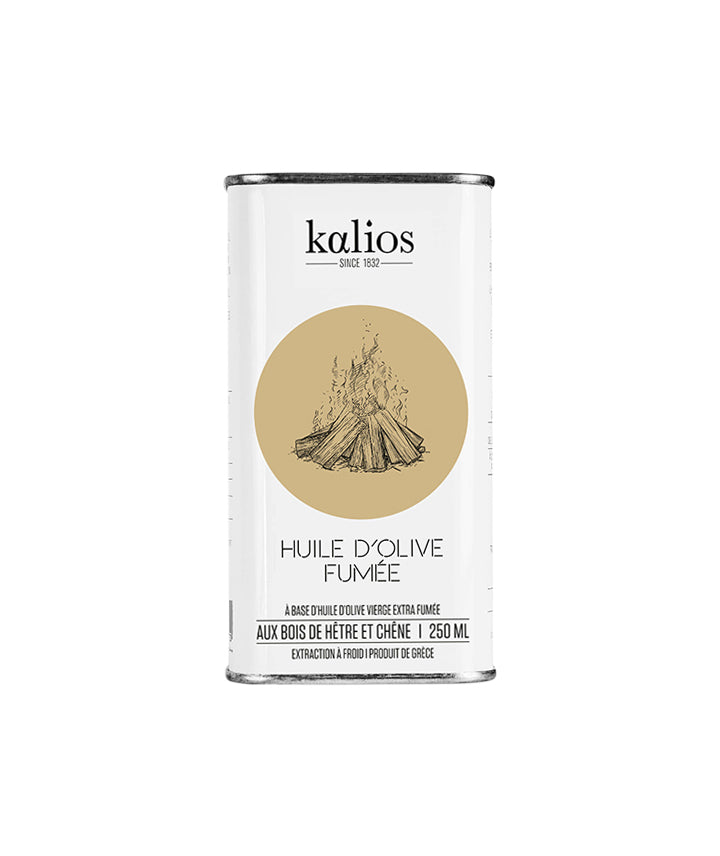 Bidon huile d'olive Fumée