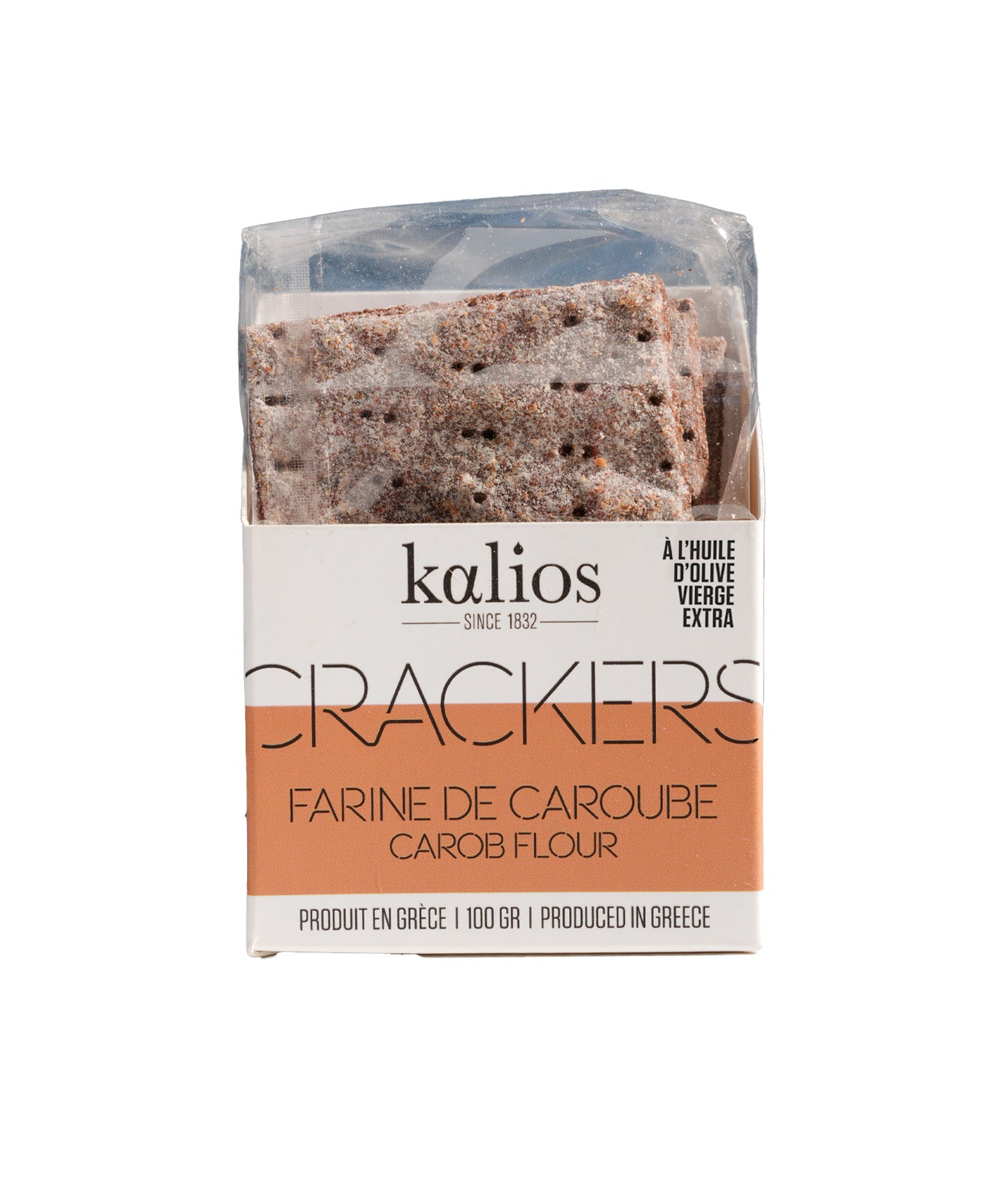 Crackers à la farine de caroube
