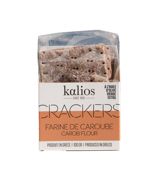 Crackers à la farine de caroube