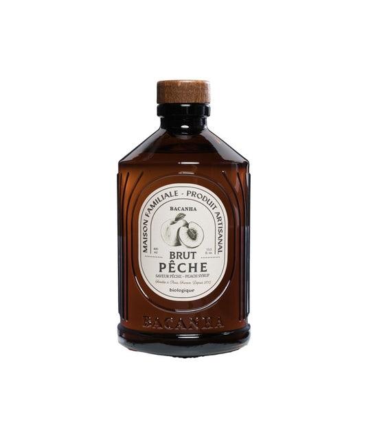 Pêche blanche - Sirop brut Bio