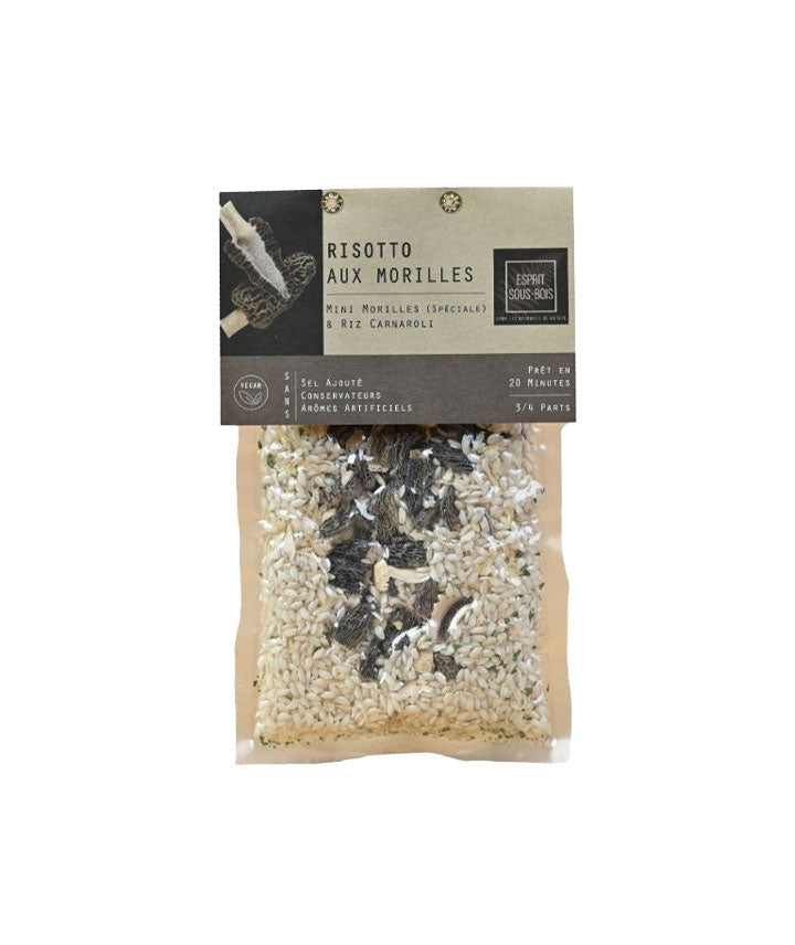 Risotto Morilles vue face aux Galeries Lafayette Le Gourmet