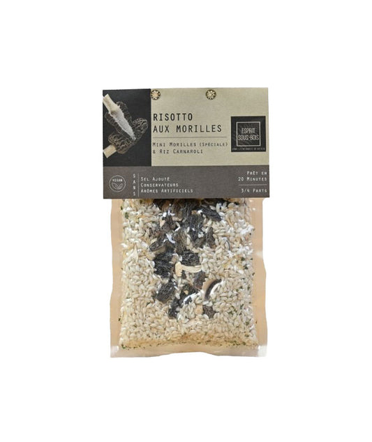 Risotto Morilles vue face aux Galeries Lafayette Le Gourmet