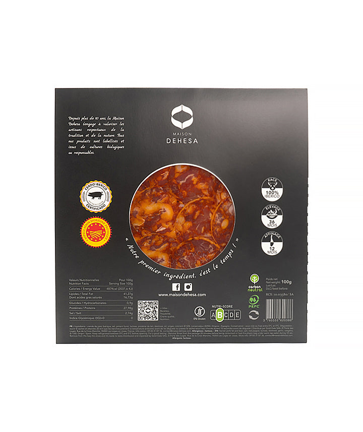 Chorizo de Bellota tranché