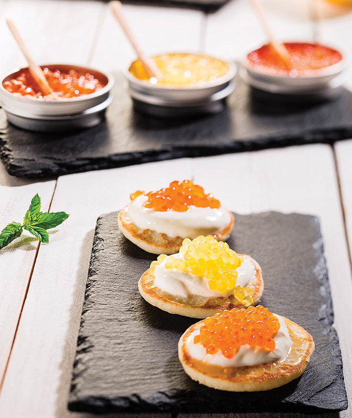 Oeufs de saumon de fontaine bio
