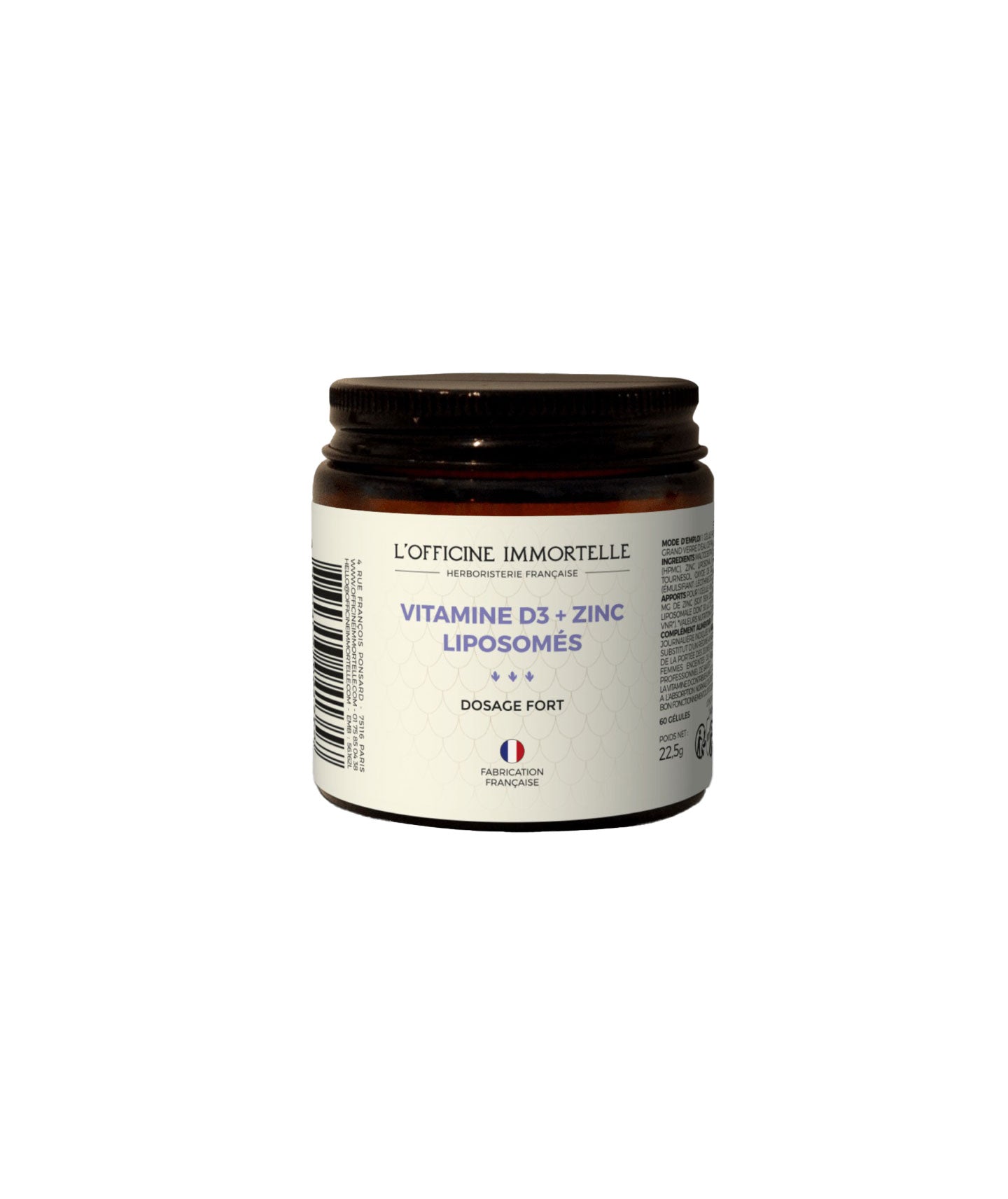 Complexe immunité | Vitamine D3 + Zinc liposomés