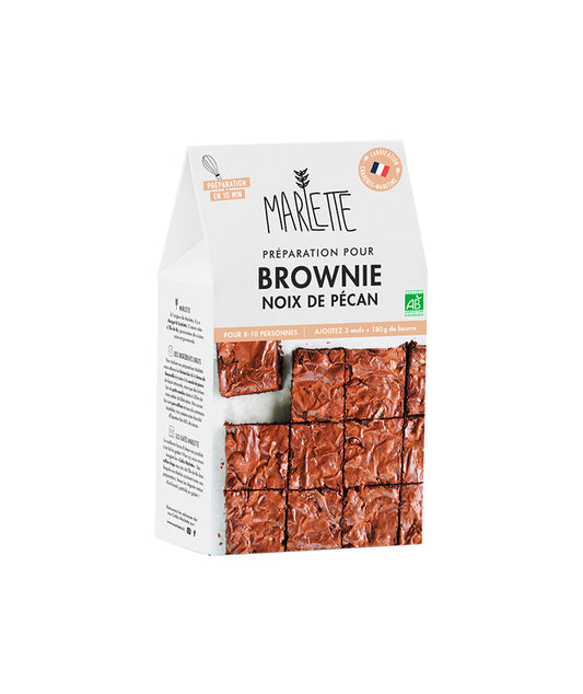 Préparation bio pour brownie aux noix de pécan