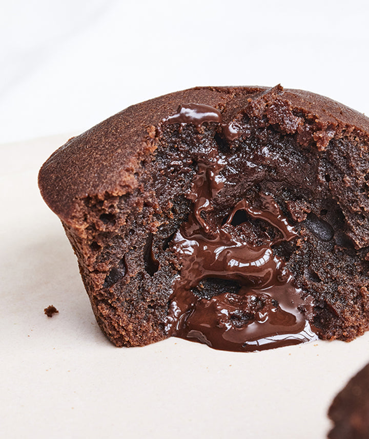 Préparation bio pour cœur coulant au chocolat