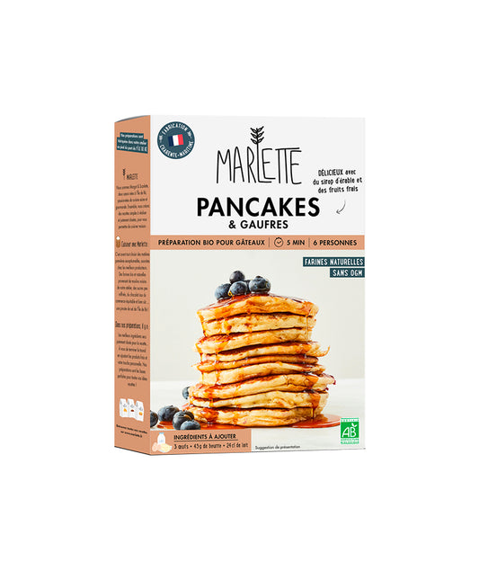 Préparation bio pour pancakes et gaufres