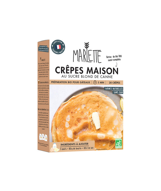 Préparation bio pour crêpes maison