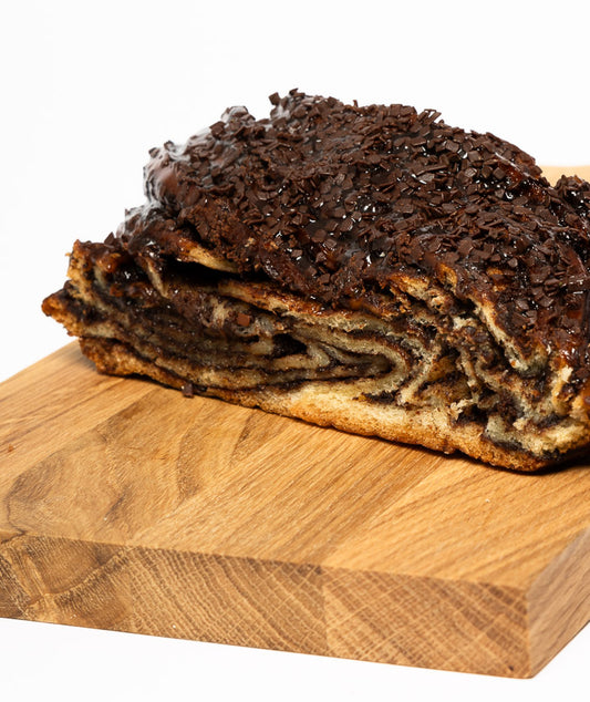 Tranche de Babka au chocolat