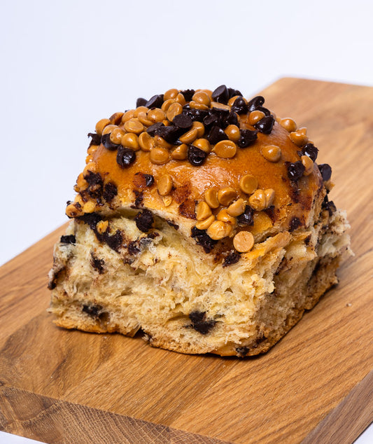 Boule de brioche aux pépites de chocolat