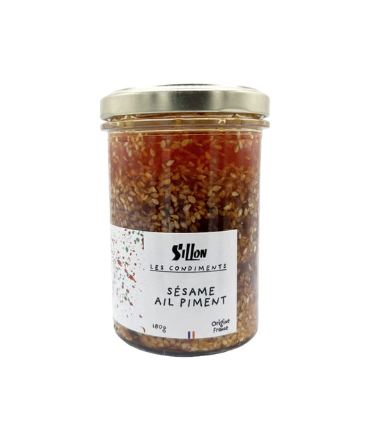 Sauce à l'ail, sésame et piment