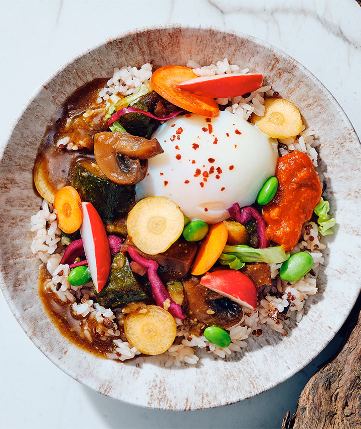 Formule Bibimbap Végétarien curry