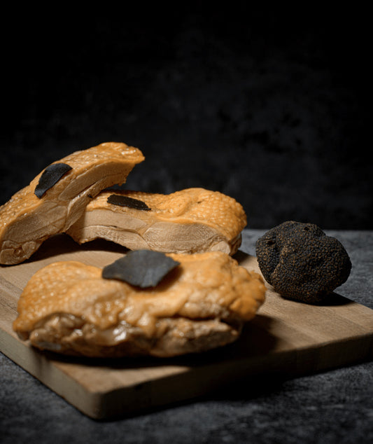 Cuisse de poularde truffée façon paillasson