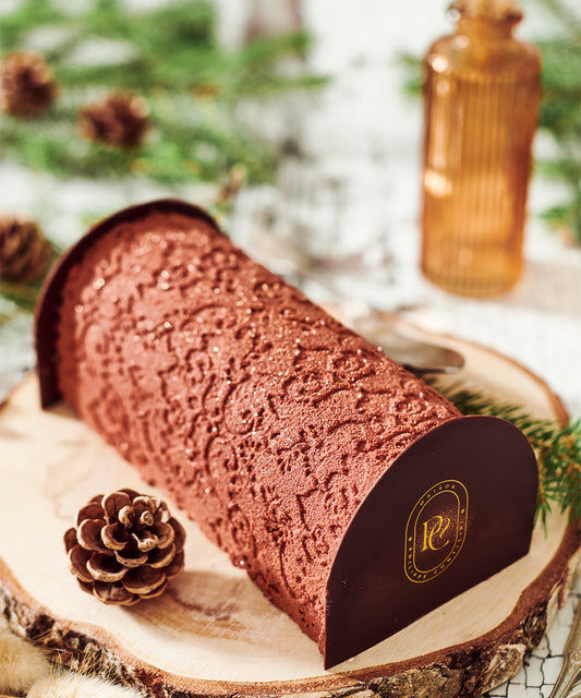 Bûche chocolat vanille