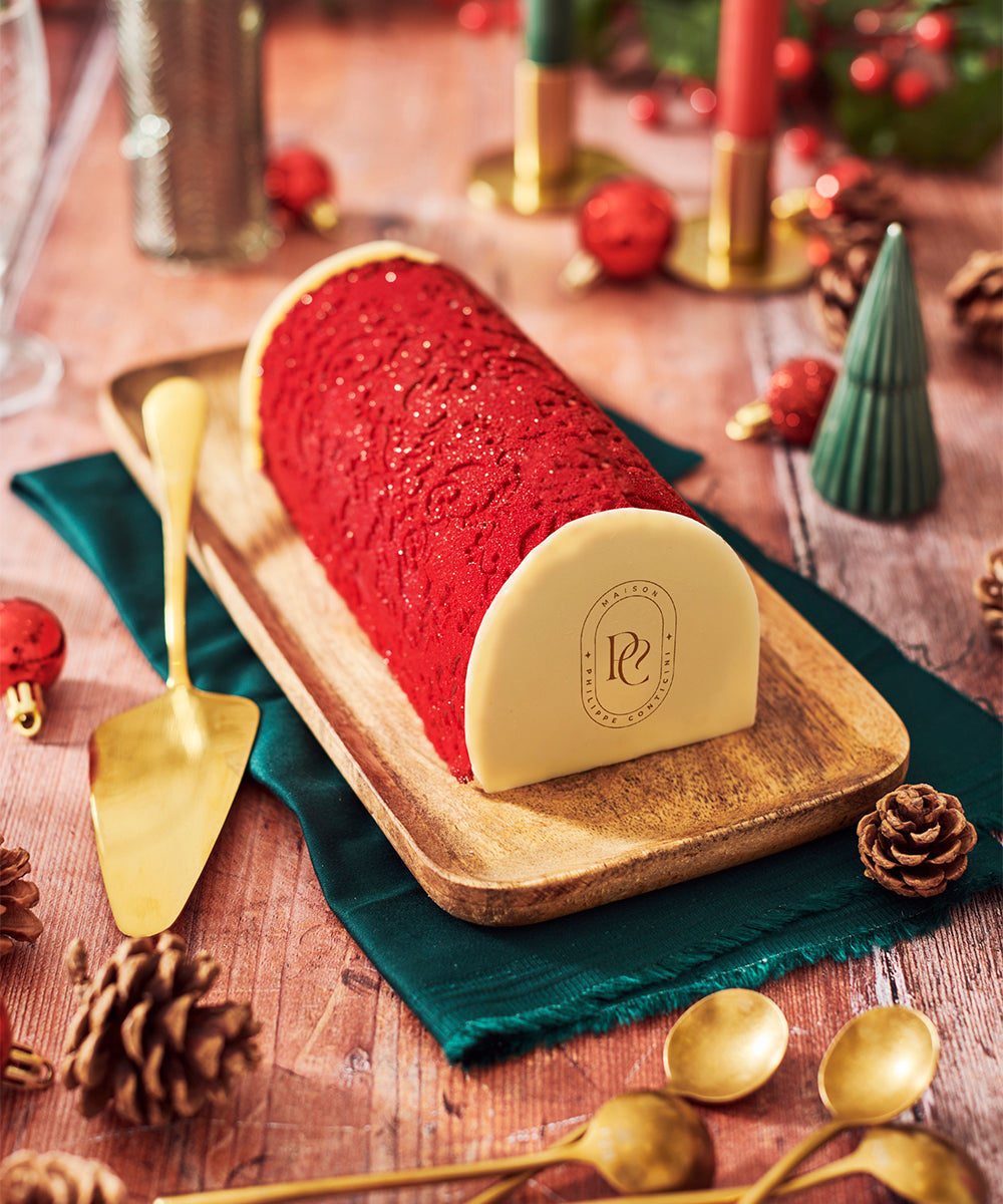 Bûche Cerise-Marron - Exclusivité Galeries Lafayette