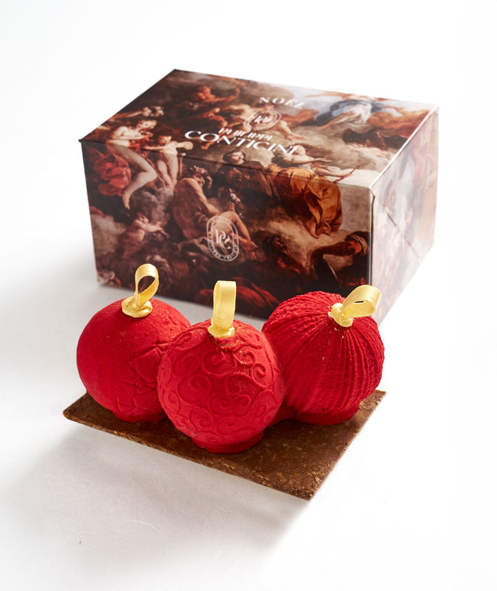 Bûche boule de noël - 4/6 personnes