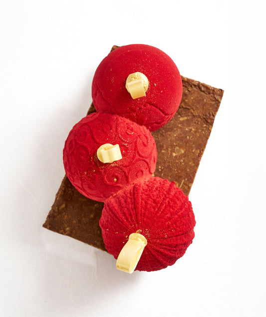Bûche boule de noël - 4/6 personnes