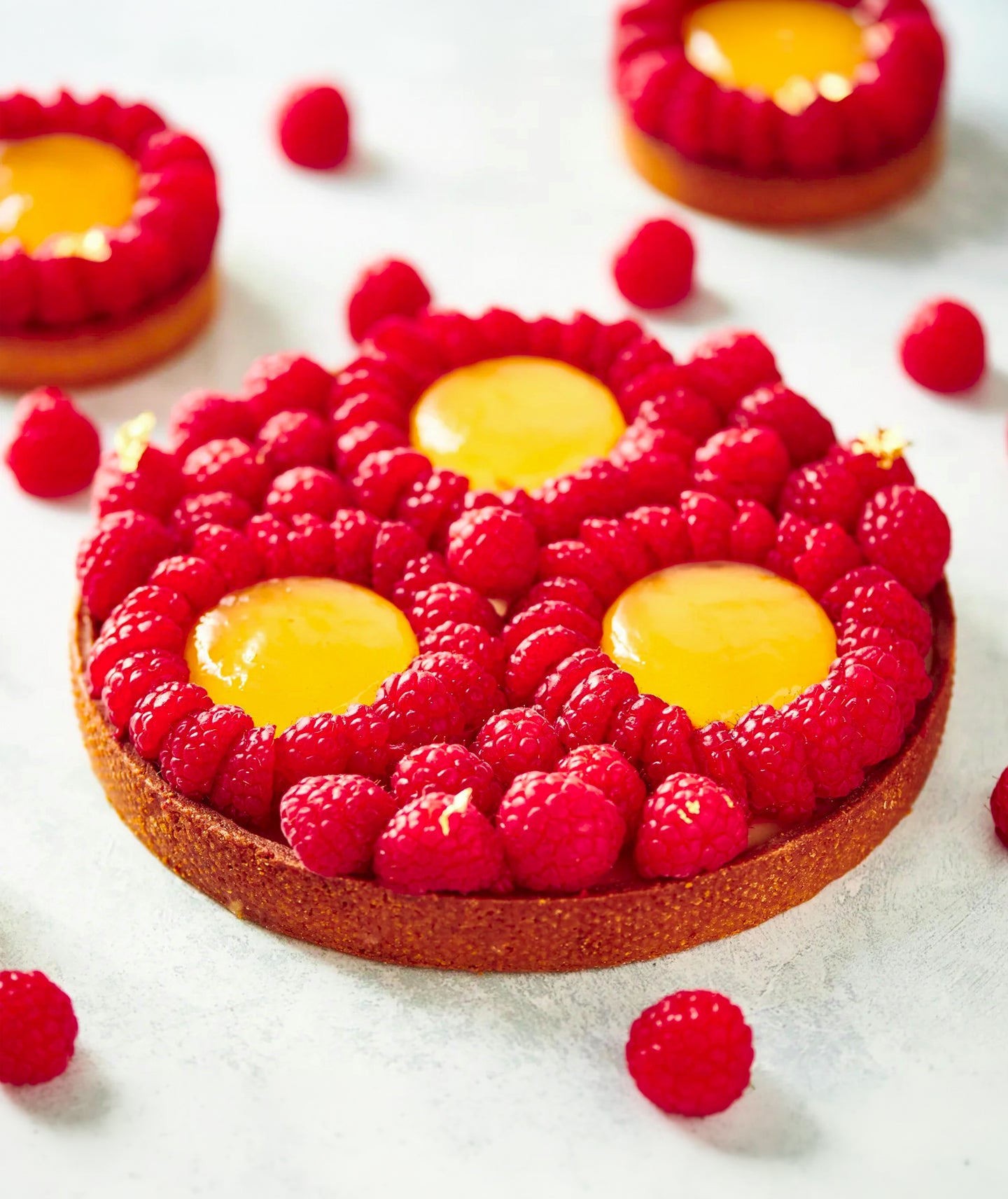 Tarte à la framboise - 4 personnes