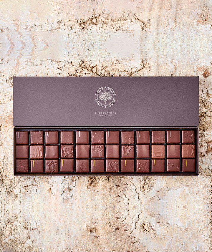 Coffret de 36 ganaches chocolat