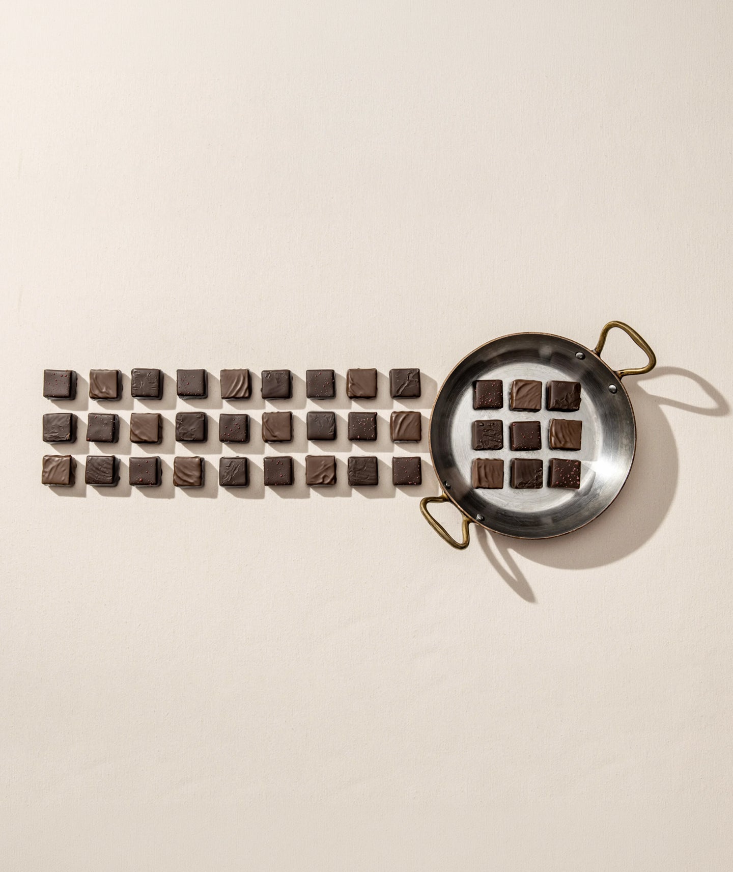 Coffret de 36 ganaches chocolat
