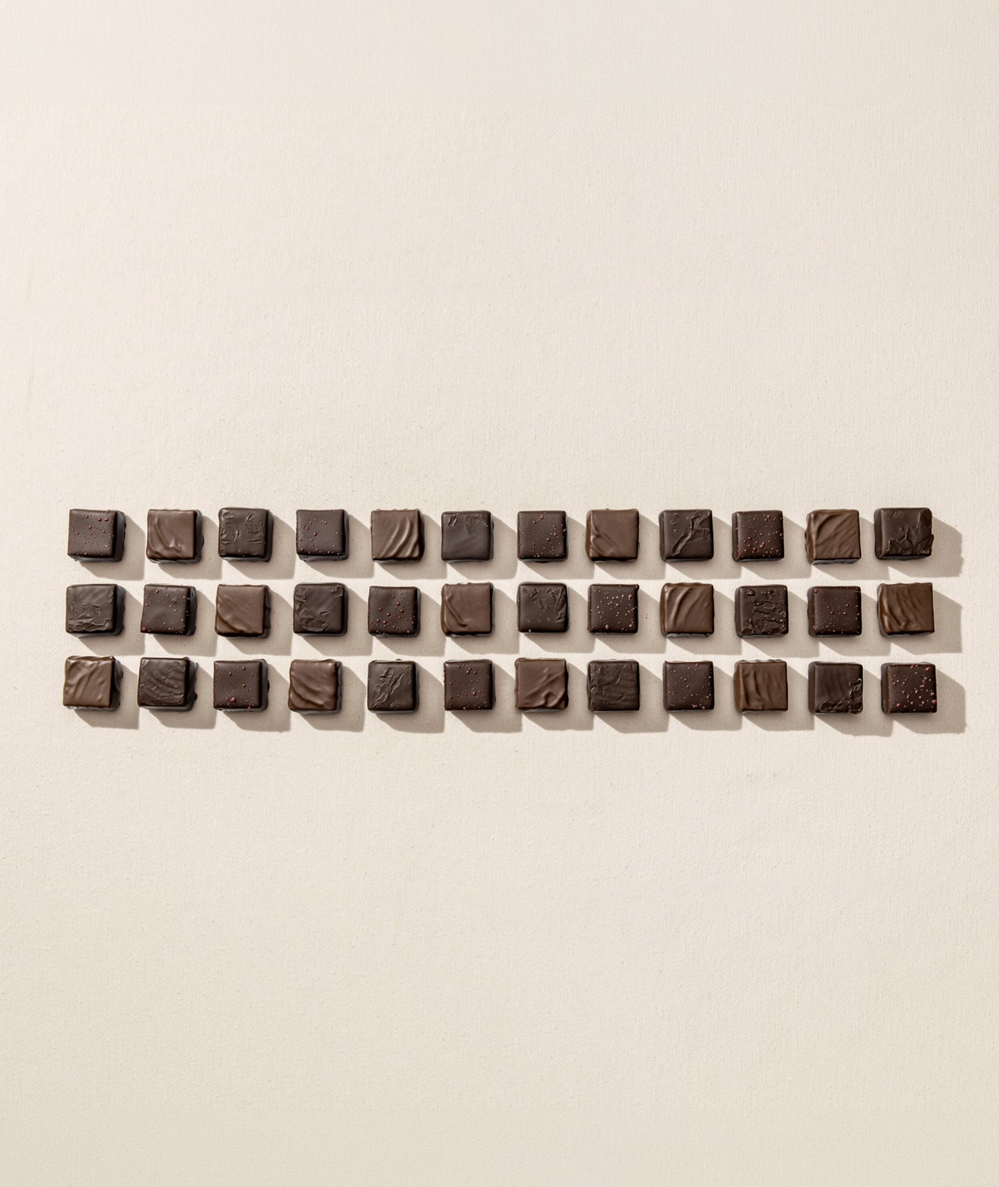 Coffret de 36 ganaches chocolat