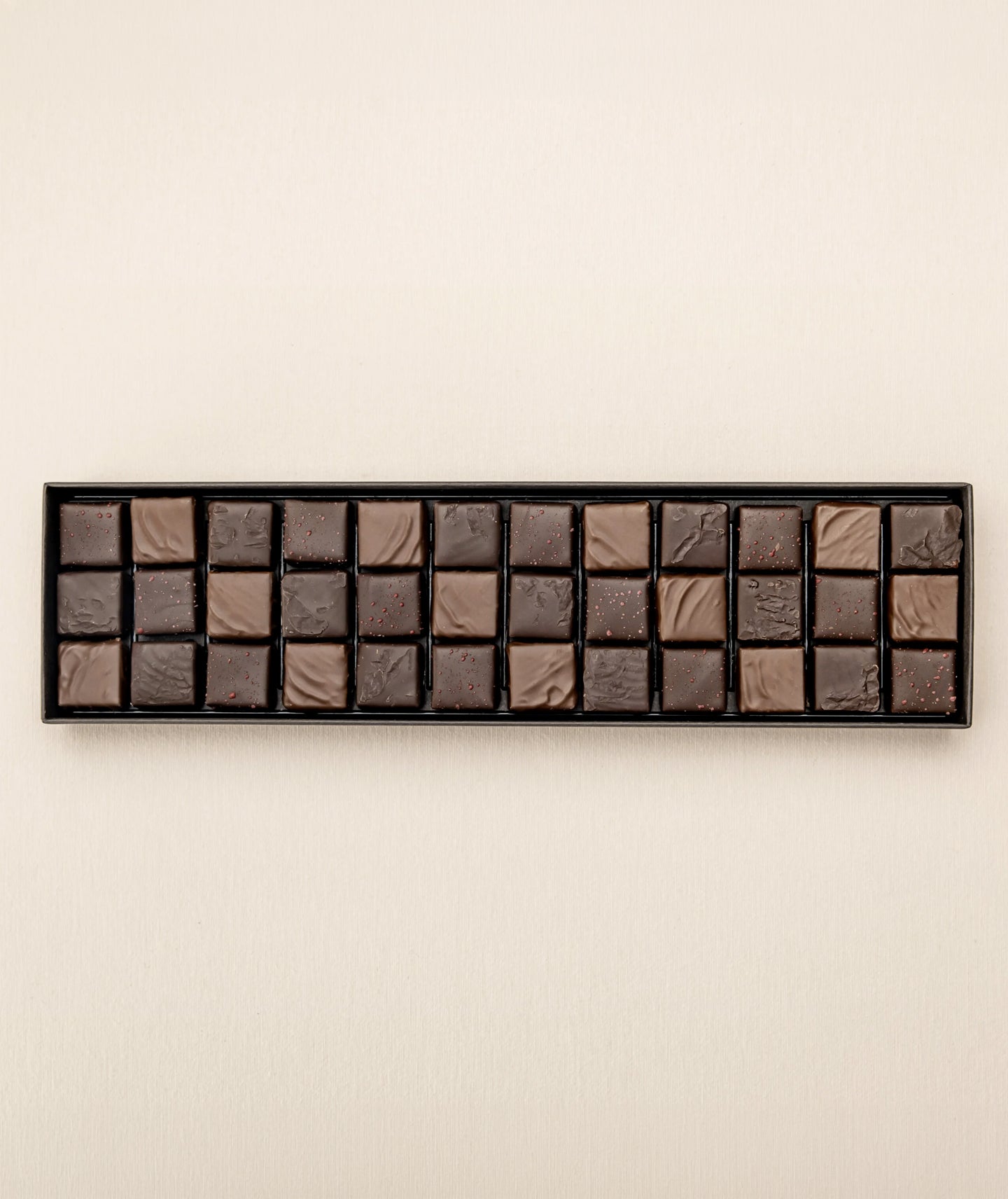 Coffret de 36 ganaches chocolat