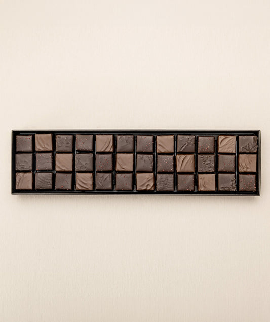Coffret de 36 ganaches chocolat
