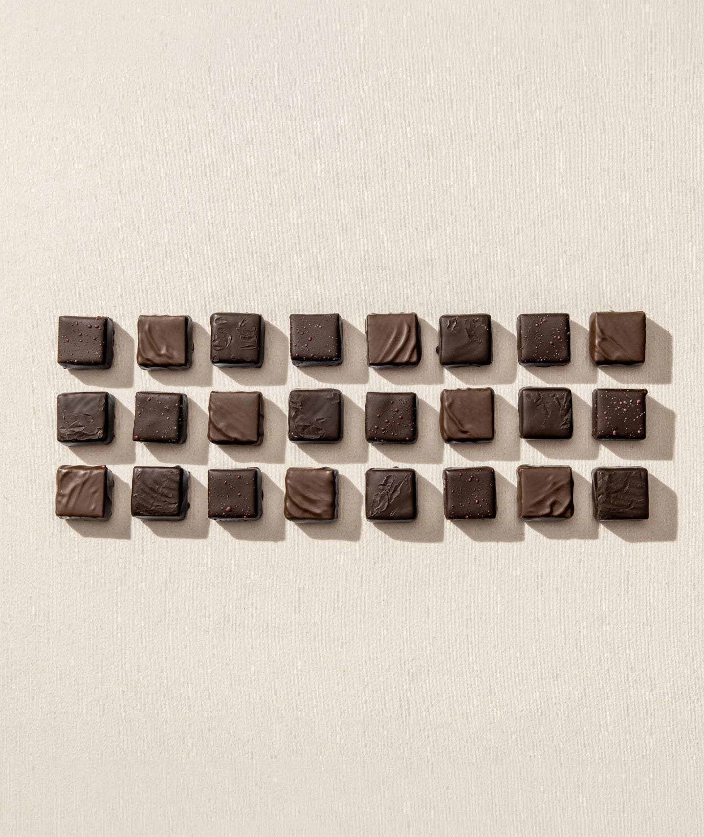Coffret de 24 ganaches chocolat