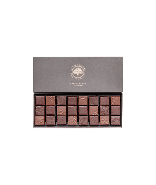 Coffret de 24 ganaches chocolat