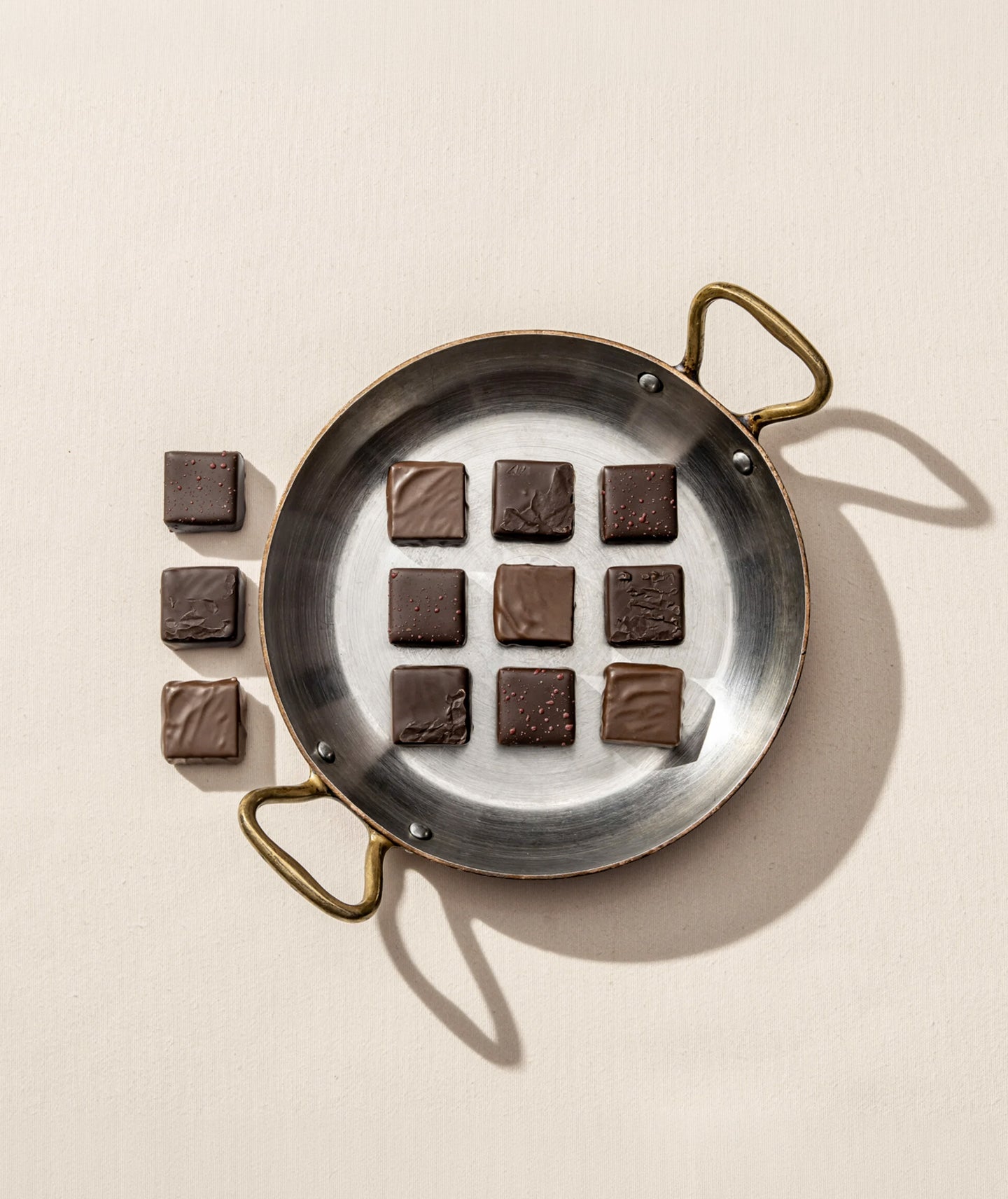 Coffret de 12 ganaches chocolat