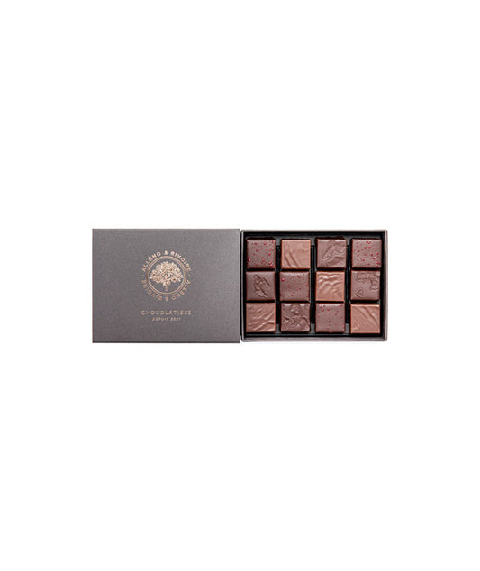 Coffret de 12 ganaches chocolat